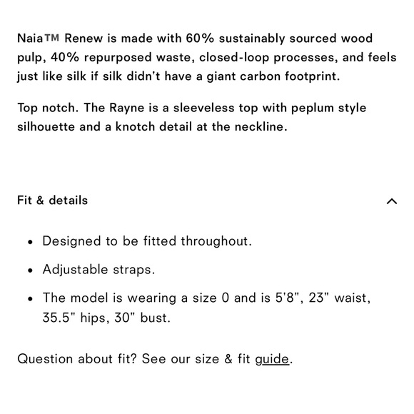 Reformation Rayne Satin Top Black - Size 4 - Picture 7 of 9